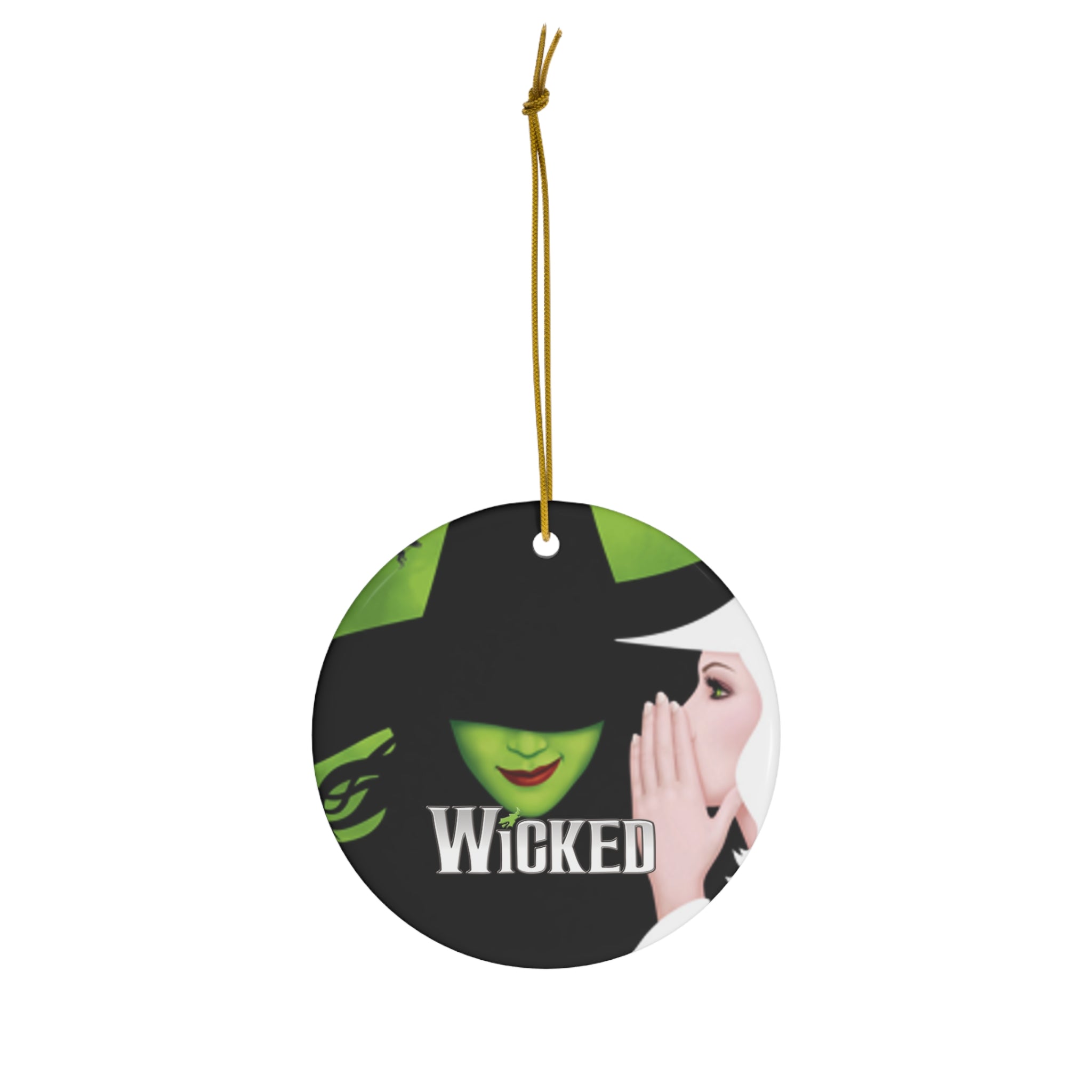 Wicked- Ceramic Ornament, 4 Shapes - Creations by Chris and Carlos